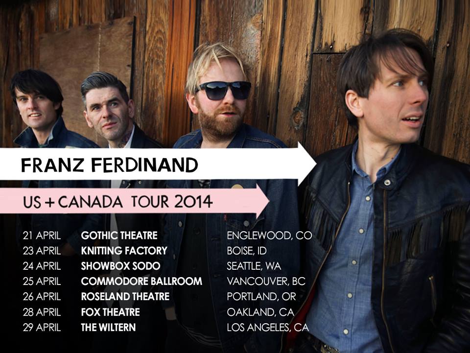 Franz Ferdinand Tour Dates 2014