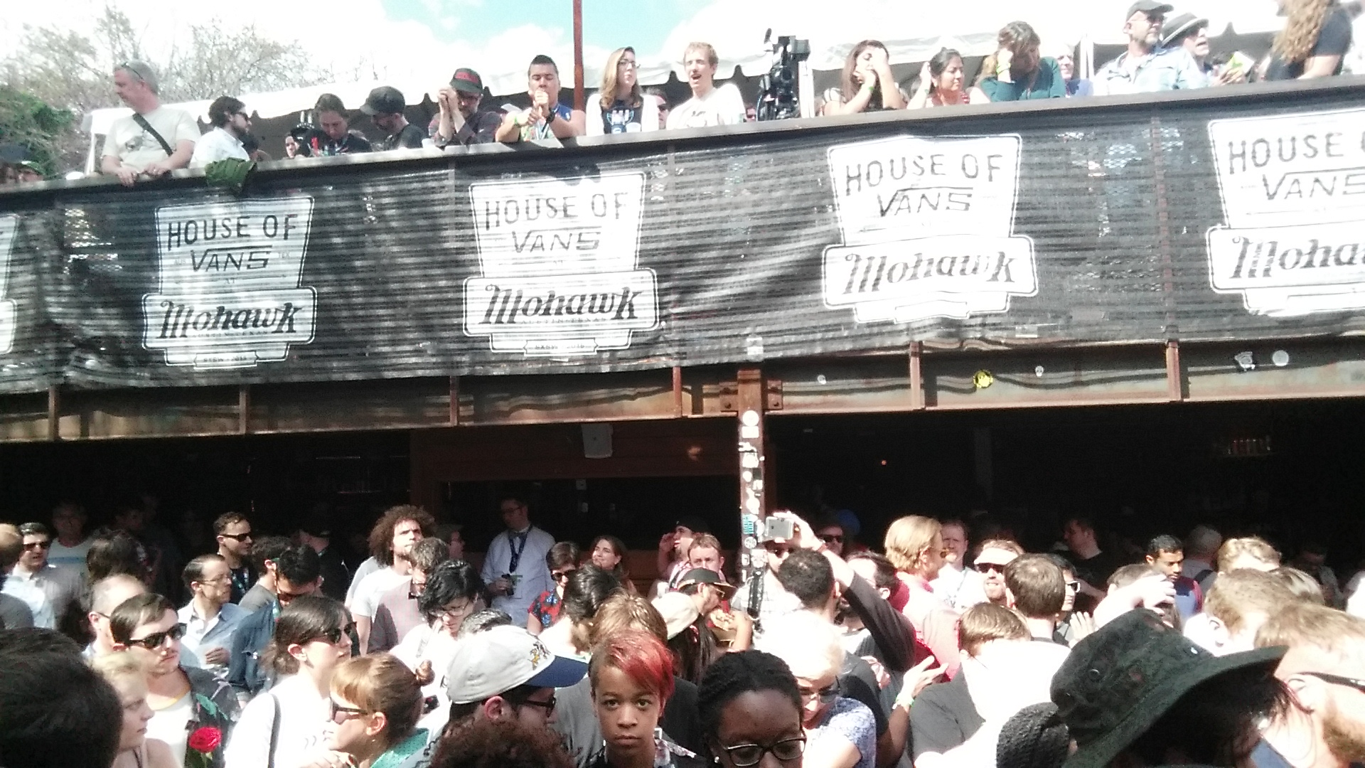 Crowd at House of Vans SXSW photos