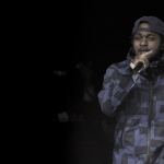 Kendrick Lamar, Air + Style at the Rose Bowl, photo by Wes Marsala