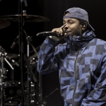 Kendrick Lamar, Air + Style at the Rose Bowl, photo by Wes Marsala