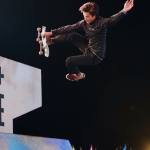 Heimana Reynolds at Air + Style 2018 by Steven Ward