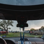 Waiting out the storm at Luck Reunion shot by Maggie boyd 