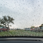 Rain coming down at Luck Reunion shot by Maggie boyd 
