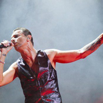 Depeche Mode Dave Gahan black vest