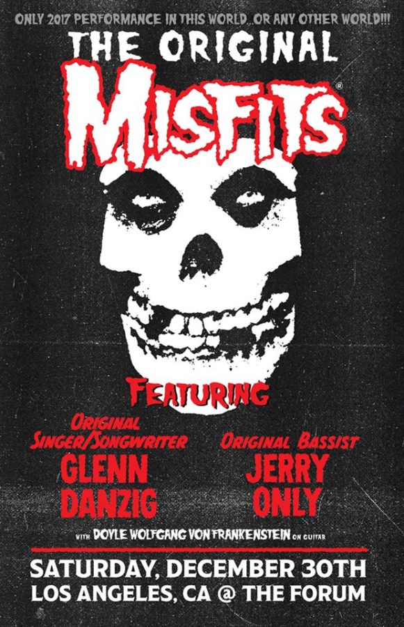 The Original Misfits to Headline the Forum in Los Angeles - Grimy
