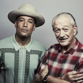 Ben Harper and Charlie Musselwhite press photo