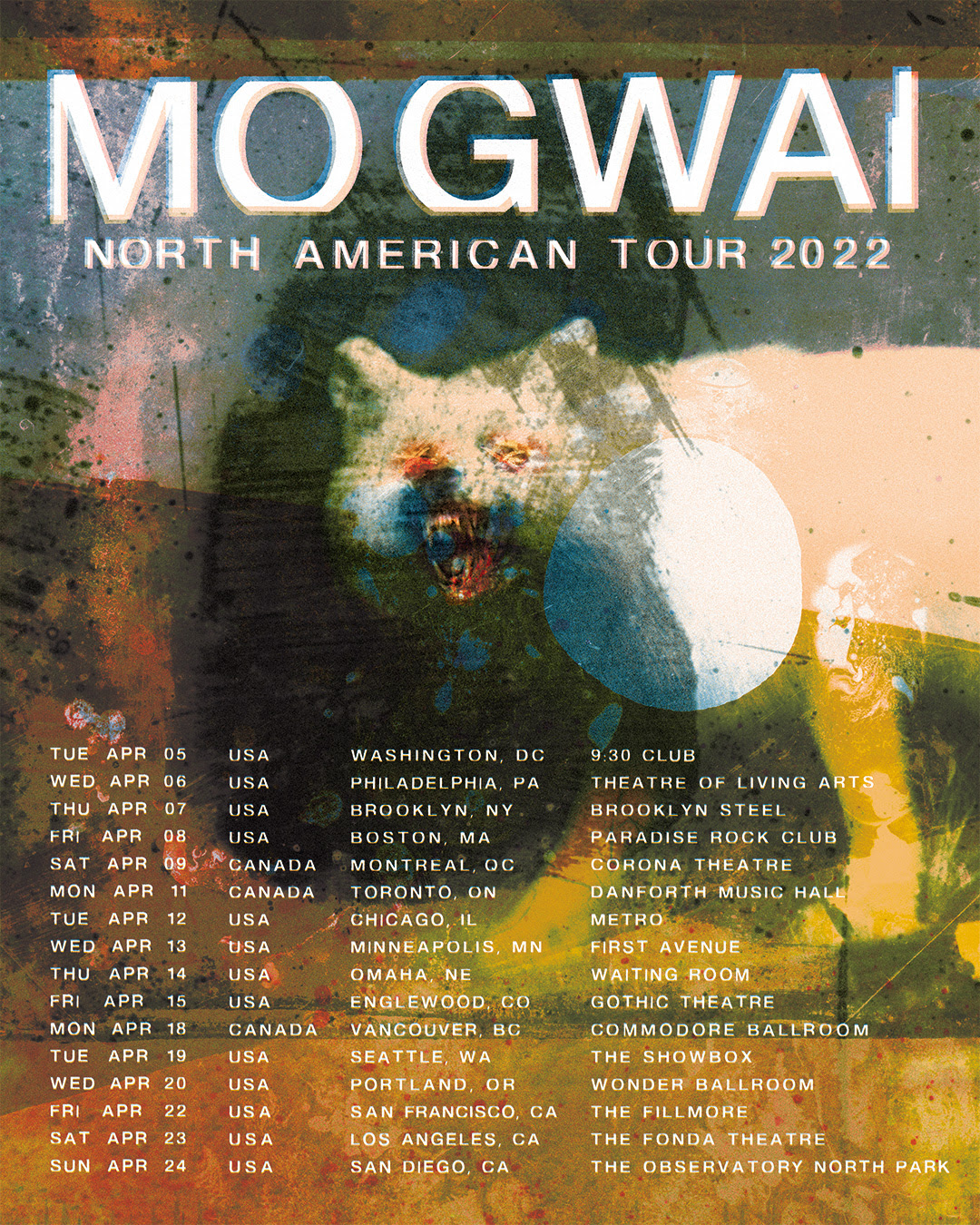 MOGWAI Announce 2022 North American Tour