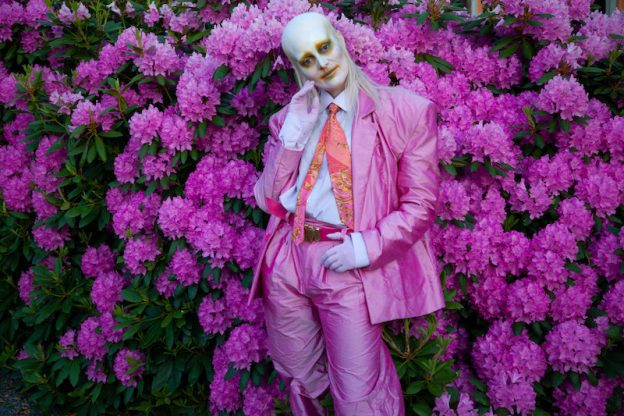 Fever Ray press photos 2023 pink suit