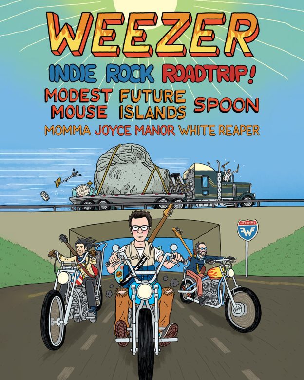 Weezer indie rock road trip