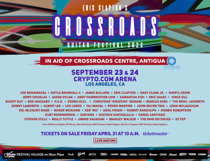 Eric Clapton Cross Roads Festival 2023