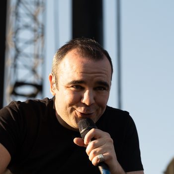 Future Islands at Just Like Heaven music festival 2023 at the Rose Bowl in Pasadena