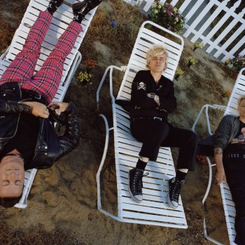 Green Day 2023 press photo lawn chairs