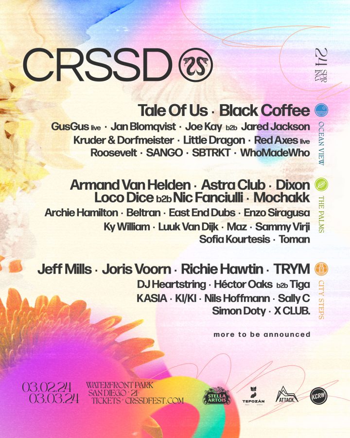 CRSSD 2024 lineup poster