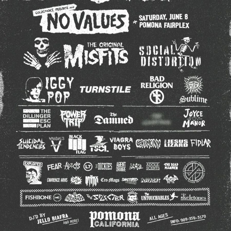 No Values 2024 lineup poster
