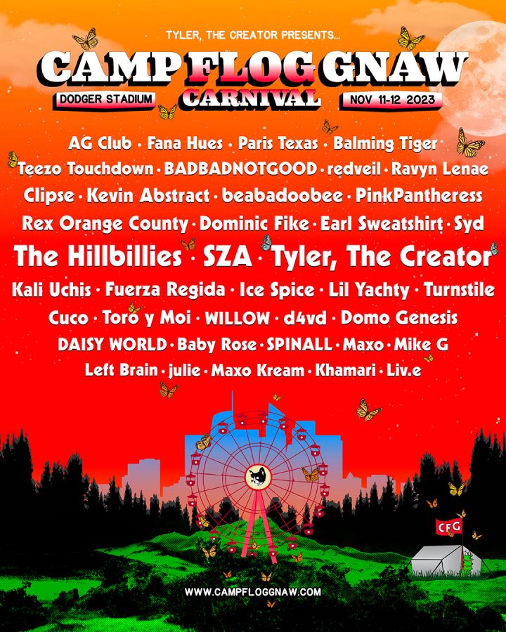 Camp Flog Gnaw 2023 lineup poster