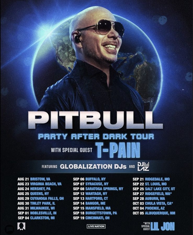 Pitbull tour poster