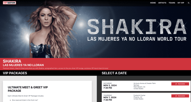 Shakira VIP