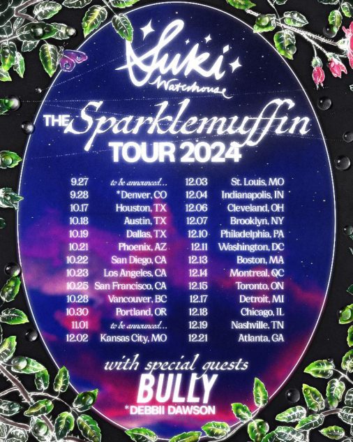 Suki Waterhouse 2024 tour poster