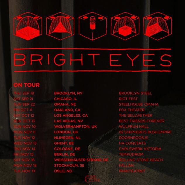 Bright eyes announces tour dates supporting new album five dice all