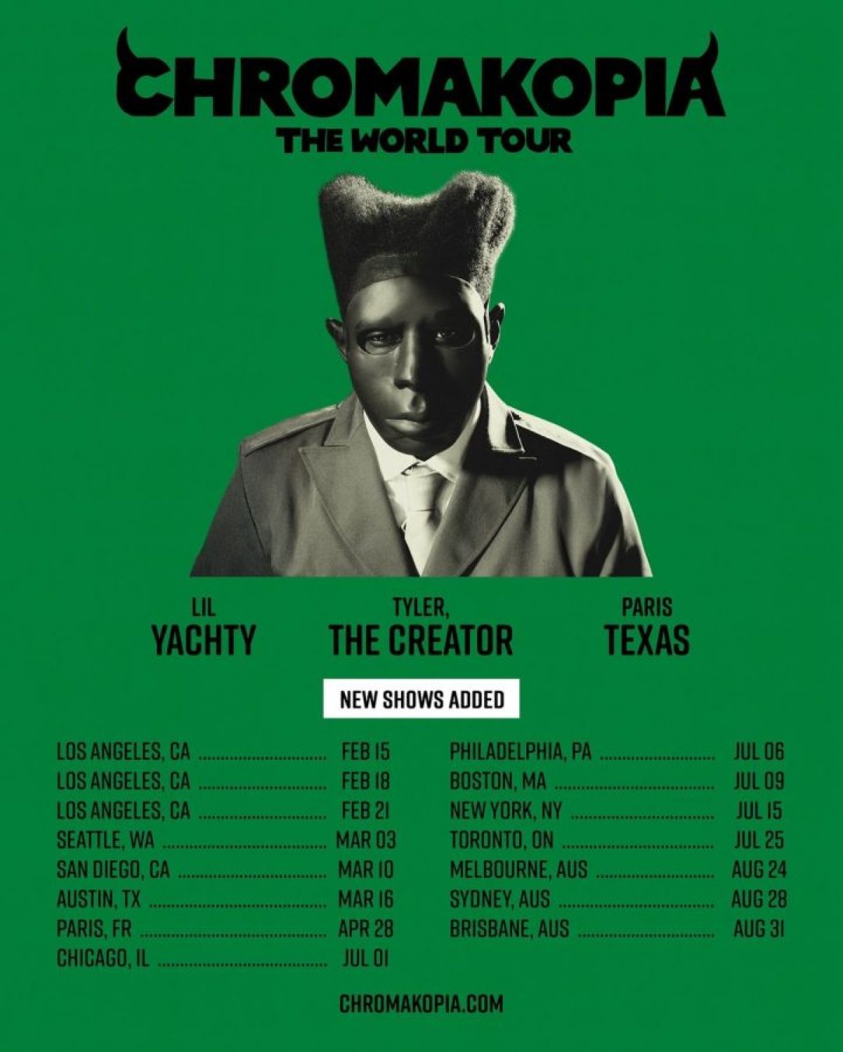 Tyler, The Creator To Perform a Total of Six Concerts in Los