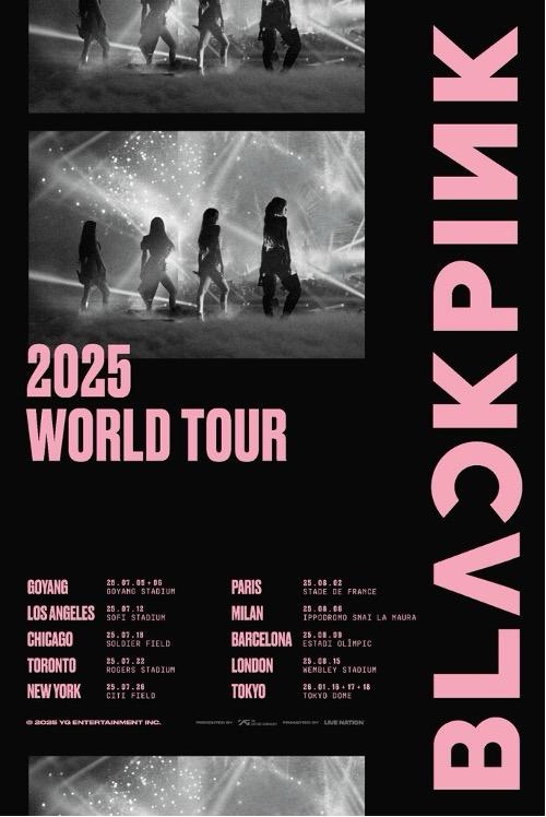 BLACKPINK Reveal 2025 Tour with Los Angeles Concert at SoFi