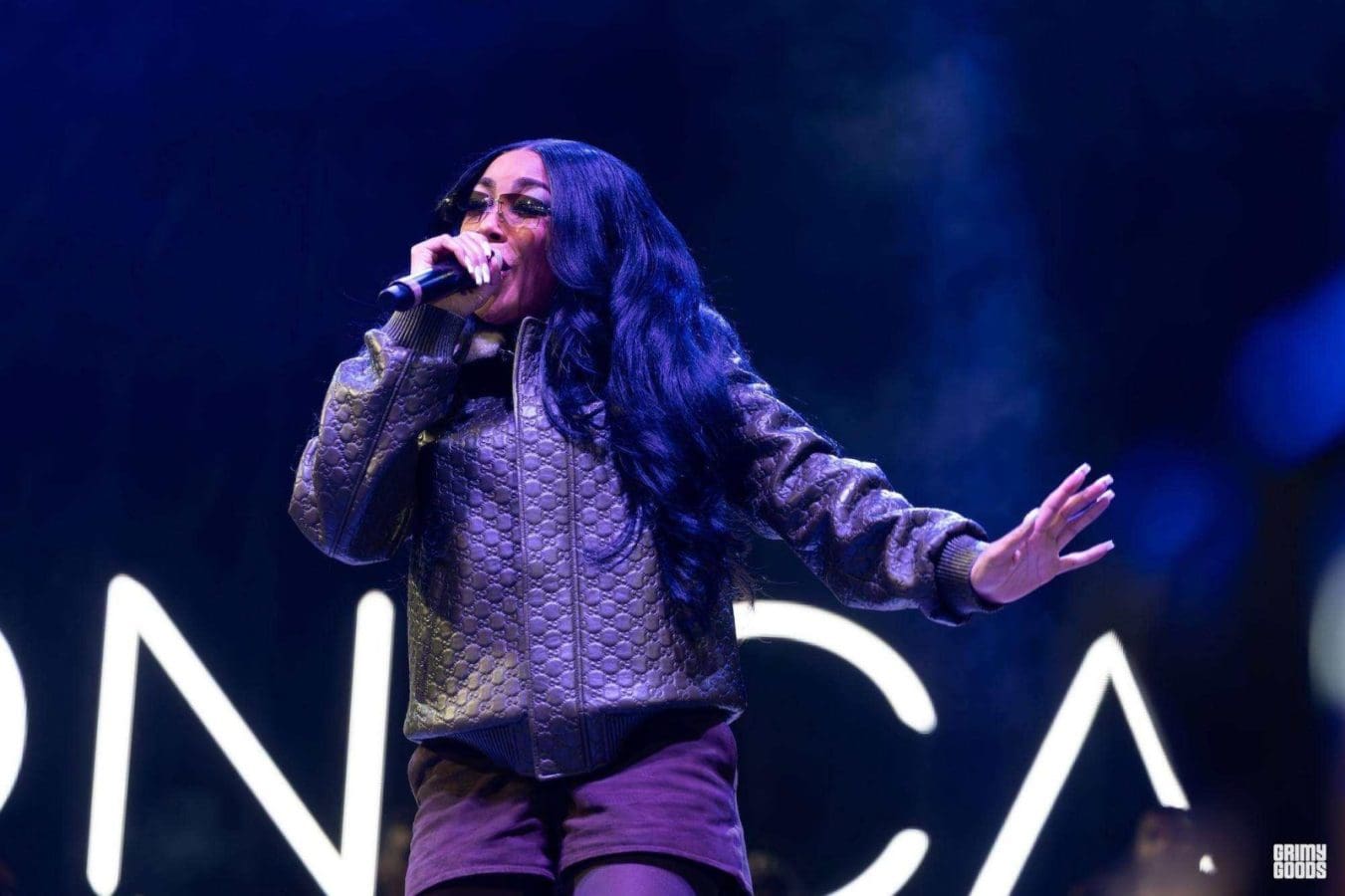 MONICA at Top Dawg Entertainment TDE Christmas Charity Concert and Community Celebration